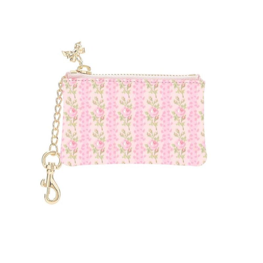 – Case-Mate Blooming Heirloom Printed PU Zipper Coin Pouch Strawberry Macaroon